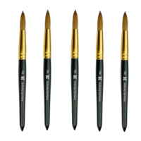 Vente chaude Nail Allemagne Manucure Stylo Pure Sable Kolinsky Acrylique Nail Art Brosse Avec Manche En Bois