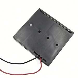 Penjualan Terbaik produk 4 baterai Aa 6v tempat baterai dengan kabel timah No. 5 UM-3 kering baterai Alkaline hitam AA - Product Image 3