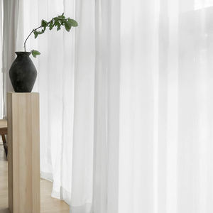 Cortinas de Tul de Alta Calidad con Textura de Lino, Estilo Bohemio Moderno, Aislantes y Opacas, para Comedor, Oficina, Hotel/Cafetería - Product Image 6