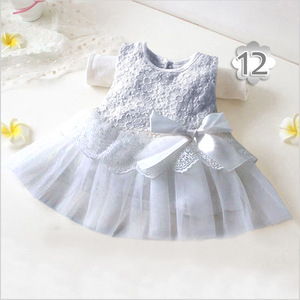 Falda de Encaje para Niña, Verano 2022, Ropa para Bebés Recién Nacidas, Vestido Blanco de Princesa para Fiesta, Ropa de Bautizo para Bebés - Product Image 5