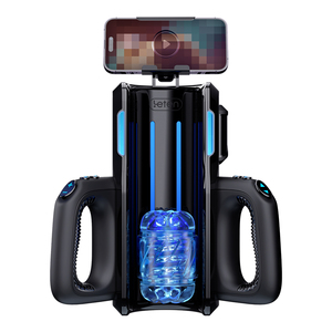 Drop Shipping (<span class=keywords><strong>solo</strong></span> per noi)-tazza da uomo automatica con canale realistico, Design a doppia maniglia, certificato CE & RoHS - Product Image 2