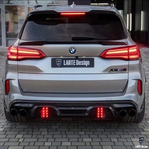 Runde High Quality LD Style Body Kit for Bmw X5M Carbon Fiber Car Bumpers Front Lip Rear Diffuser Side Skirts Top Wing <strong>Spoiler</strong> - Product Image 3