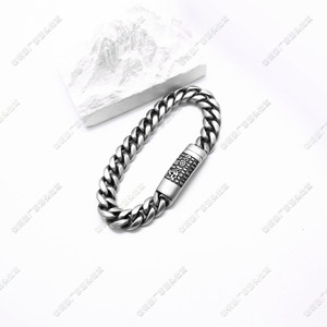 yunnique <b>Titanium</b> Steel <b>Chain</b> Bracelet Geometric Design Unisex Fashion Jewelry - Product Image 3