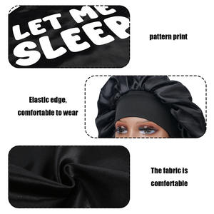 <span class=keywords><strong>Bonnet</strong></span> <span class=keywords><strong>de</strong></span> nuit personnalisé SOLPOP pour femmes, tresses, cheveux bouclés, locs, imprimé personnalisé, <span class=keywords><strong>bonnet</strong></span> <span class=keywords><strong>de</strong></span> nuit en satin extra large pour dormir - Product Image 4