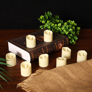 Bougie chauffe-plat <span class=keywords><strong>LED</strong></span> à piles, lumière chaude électrique, <span class=keywords><strong>pour</strong></span> anniversaire, mariage, Halloween, Noël, <span class=keywords><strong>lampe</strong></span> de décoration de fête - Product Image 4