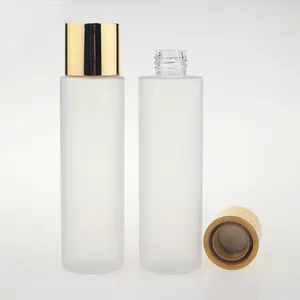 Botol Kemasan Kosmetik Botol Toner Wajah Plastik Beku 100Ml 150Ml Mewah Grosir dengan Tutup Sekrup