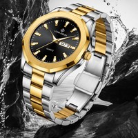 Herren Luxus Edelstahl Quarzuhr 42mm Leuchtende Zeiger-Anzeige Montre Verschiedene Farben Modische Uhr für Männer