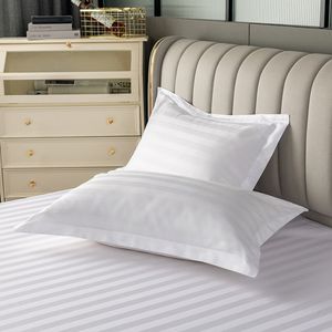 Ensemble de housse de <span class=keywords><strong>couette</strong></span> 100% coton 3cm Satin Stripe Hotel Literie populaire dans de nombreux pays <span class=keywords><strong>Prix</strong></span> bon marché - Product Image 3