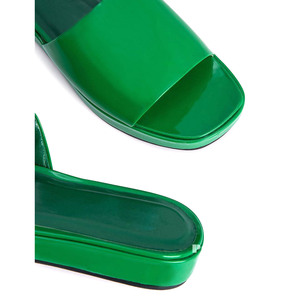 Sandales plates d'été pour femmes en cuir PU, antidérapantes, respirantes, confortables, style plage - Product Image 5