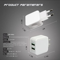 Grosir aksesori ponsel ID otomatis Smart IC Cep Telefonu Sarz Aleti colokan Euro pengisi daya telepon dinding 5V 2A Seyahat Sarj Cihazi