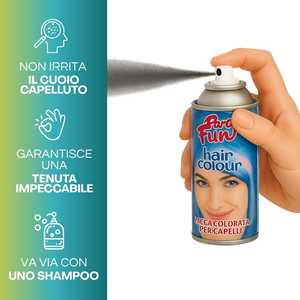 Spray colorante per capelli Party Fun 100 ml, tintura temporanea per feste ed eventi - Product Image 4