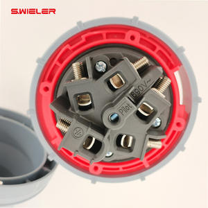 Conectores de Alimentación de Aviación Trifásicos de 5 Polos, 63A, Impermeables, Industriales, <span class=keywords><strong>Macho</strong></span>, para Distribuidor, Cable de Extensión de Alimentación - Product Image 5