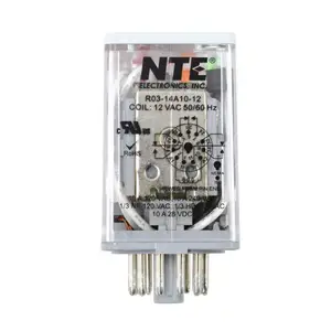 R03-14A10-12 NTE GEN PURPOSE 3PDT 10A 12V power relay zero cross