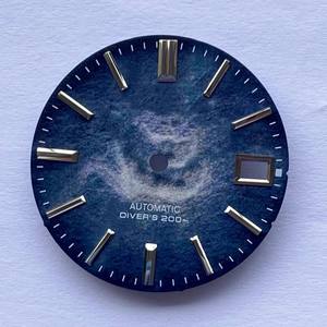 3D printed meteorite <b>face</b> 28.5mm dial watch New 28.5mm stainless steel dial, with calendar accessory, suitable for mechanical wa - Product Image 3