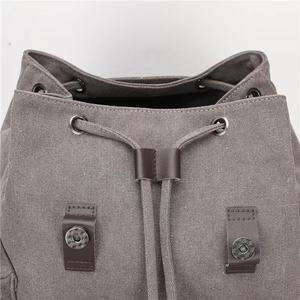 Offre Spéciale sac à dos en toile décontracté de grande capacité pour hommes et femmes doublure en nylon de coton résistant à l'usure pour les loisirs de plein air et les voyages - Product Image 4