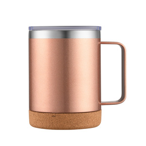 Borge Tùy Chỉnh 12Oz Thép Không Gỉ Đôi Tường Cách Nhiệt Chân Không Du Lịch Nút Chai Dưới Cà Phê Cốc Cốc Cốc Với Trượt Khóa Nắp - Product Image 6