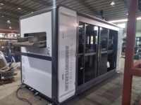 JS75 Machine automatique de fabrication de tasses à Servo complet, Machine de fabrication de tasses en plastique jetables et de récipients alimentaires