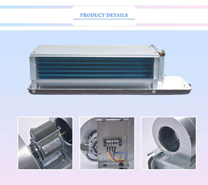 Phổ nóng và lạnh không khí ngang giấu cài đặt nước fcu đơn vị cuộn dây Quạt - Product Image 5