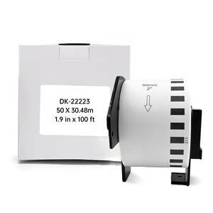 Ruban d'étiquettes en papier continu DK-22223 compatible Brother 50mm x 30.48m avec cartouche + emballage <span class=keywords><strong>Pape</strong></span> Box - Product Image 2