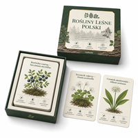 Cartes d'apprentissage personnalisées sur l'identification des plantes forestières polonaises, noms en latin, papier mat durable et écologique, éducation botanique