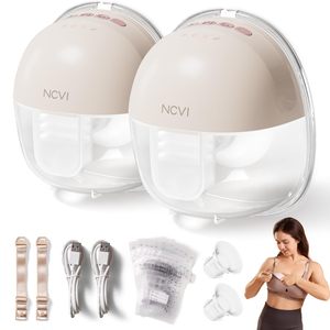 Pompe à lait rechargeable NCVI <span class=keywords><strong>sans</strong></span> BPA, 4 modes, 9 niveaux, 2 pièces, forte aspiration, avec embouts de 21/24 mm, 8111 - Product Image 1