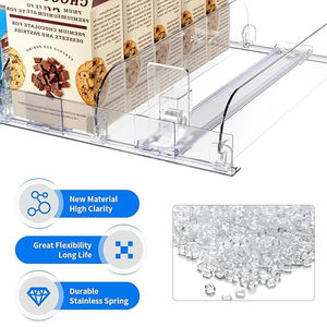 Sistema Automático de Empuje de Estantes con Resorte, Organizador de Exhibición de Frascos Redondos, Soporte para Snus y Chicle - Product Image 3