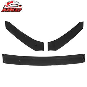 Pour Honda Civic 2017-2021 Hatchback & Si, lèvre de pare-chocs avant style HFP, noir brillant, kit carrosserie de haute qualité 3 pièces - Product Image 4