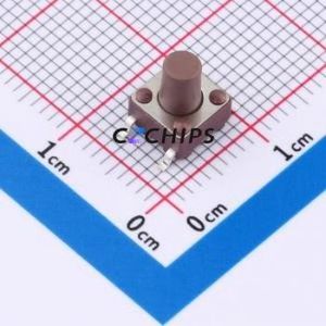TSB06331-080D332DH-R0700 Tactile <b>Switch</b> SMD-4P,6.1x6.1mm <b>Switch</b> Single Pole Single Throw Round Button 1.8N 6.1mm - Product Image 1