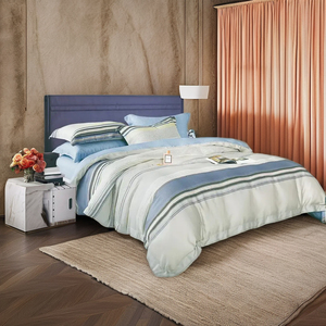 ชุดผ้าปูที่นอนโรงแรม100% 2-3ชิ้นชุดผ้าปูที่นอนโพลีเอสเตอร์แบบหรูหรา - Product Image 1