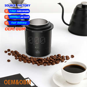 Balance doseuse de café rechargeable OEM avec port USB Type-C, récepteur de poudre d'espresso 58 mm, distributeur et balance - Product Image 1