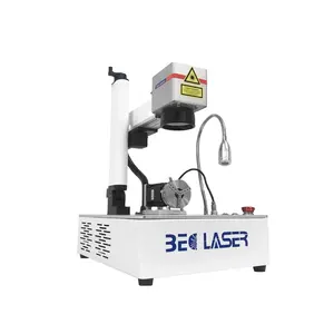 3D Mini 20W fiber laser marking machine for cooper titanium steel hardware tools plastic electronic parts