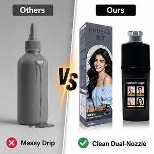 Crema de Coloración Capilar OEM de Fábrica, Rubio Cenizo, Empaque Personalizado, Suministro de Marca Privada con Bomba Doble - Product Image 2