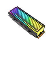 Dissipateur thermique M.2 SSD 2280 ARGB Phantom Color, dissipateur thermique tout en aluminium M.2, gilet de refroidissement NVMe