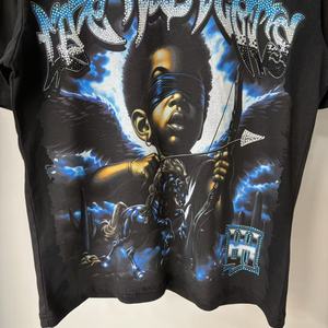 T-shirt pour homme Life Hustler, surdimensionné, en coton lourd, écologique, respirant, style streetwear - Product Image 4