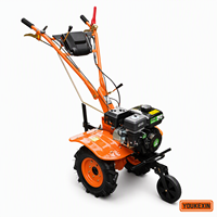 Mini Cultivadora Diésel de Calidad Profesional con Transmisión Directa, Bajo Consumo de Combustible, Motor 173F 178F 186F para Pequeñas Granjas