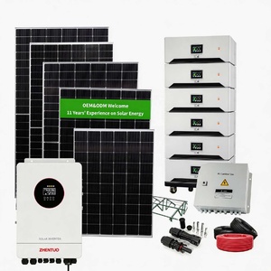 Système <span class=keywords><strong>solaire</strong></span> domestique hors réseau 10 kW avec contrôleur MPPT, onduleur hybride lithium-ion et garantie de 10 ans - Product Image 5