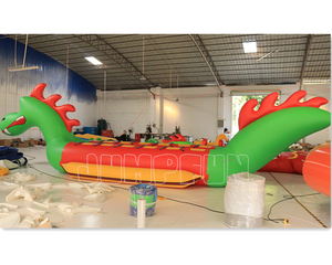 2025 adultos dragón inflable remolcable barco 12 asientos doble tubo dragón Barco Mejor calidad deportes acuáticos agua arrastre barco - Product Image 2
