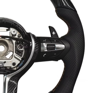 Volante de Fibra de Carbono para Modelos <span class=keywords><strong>BMW</strong></span> F10/F20/F18/F32/F25/F01/F30/F31/F34/F35/F15/F07 <span class=keywords><strong>320i</strong></span> - Estilo Deportivo Serie M 3/5 - Product Image 3
