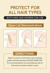 <span class=keywords><strong>Bingo</strong></span> professionnel soin des cheveux naturel gingembre croissance nourrir tonique sérum traitement huile grasse Anti perte de cheveux ampoule - Product Image 6