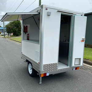 Cuisine mobile en acier inoxydable 304 avec cadre en aluminium, certifiée CE, camion de restauration, friteuse, Australie, café, barbecue, crème glacée, burger, pizza, bière - Product Image 5