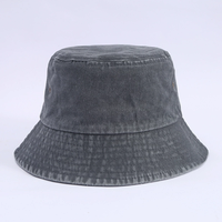 Sombrero de Pesca de Ala Ancha de Algodón Lavado Vintage con Logotipo Bordado Personalizado, Bajo MOQ, Venta al por Mayor, OEM, Unisex, Sombrero de Pescador para Exteriores