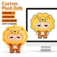 OEM ODM Personnalisé, Vente en gros d'usine de peluches douces sur le thème du zodiaque, Lion (Léo) du zodiaque, animaux en peluche et poupées en peluche de personnages originaux inspirés de livres