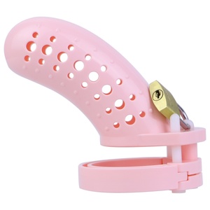 Jaula de Castidad Masculina para Adultos, Anillo para Pene de Resina, Anillos para Pene, Bloqueo Uretral Erótico, Juguetes Sexuales BDSM para Hombres - Product Image 2