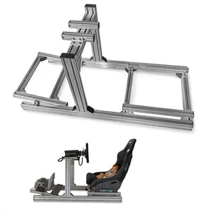 40*40 40*80 40*120 40*160 seri aluminium profil ekstrusi Sim balap roda kemudi kursi Sim balap kokpit