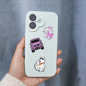 Spilla in Metallo Personalizzata 3M per Artigianato, Spilletta in Lega di Zinco Smaltata, Adesivo Metallico con Stampa Colorata del Logo per Custodie di Telefoni Cellulari - Product Image 3