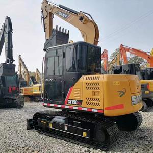 2021รถขุดตีนตะขาบ95C สำหรับเครื่องยนต์คาวาซากิรถขุดขนาดเล็ก7.5ton 75C ขายดี SY60C - Product Image 2