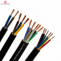 Kabel Fleksibel Berlapis Karet Ringan YQ Mobile EPR 300/300V 300/500V Inti Tembaga untuk Peralatan Listrik dan Penerangan
