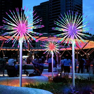 A Starburst Tree <b>Light</b> Structure Gives Public Plazas and Parks a More Dynamic Holiday Nightscape - Product Image 1