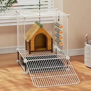 <span class=keywords><strong>Cages</strong></span> pliables pour animaux de compagnie pour hamsters lapins cochons d'inde hérissons boîtier en treillis métallique personnalisé - Product Image 2