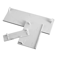 SYY 3 in 1 kapı Nintendo WII oyun aksesuarları için kabuk pil Case arka kapakları